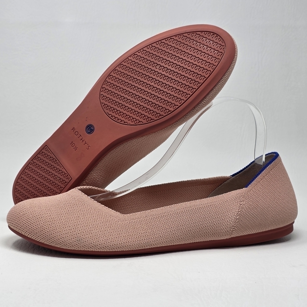 Rothy’s The Flat Slip On Shoes Copper Dust Pink Women’s Size 10.5 Pre-owned